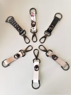 KeyO Leather Key Chain Circle