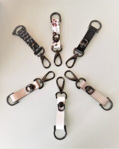 KeyO Leather Key Chain Circle