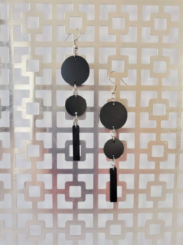 Arabella Black Earrings