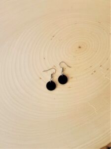 Bo Earrings Wood