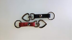 KeyO Red Black key strap