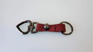 Key-O Black Key Strap Red leather